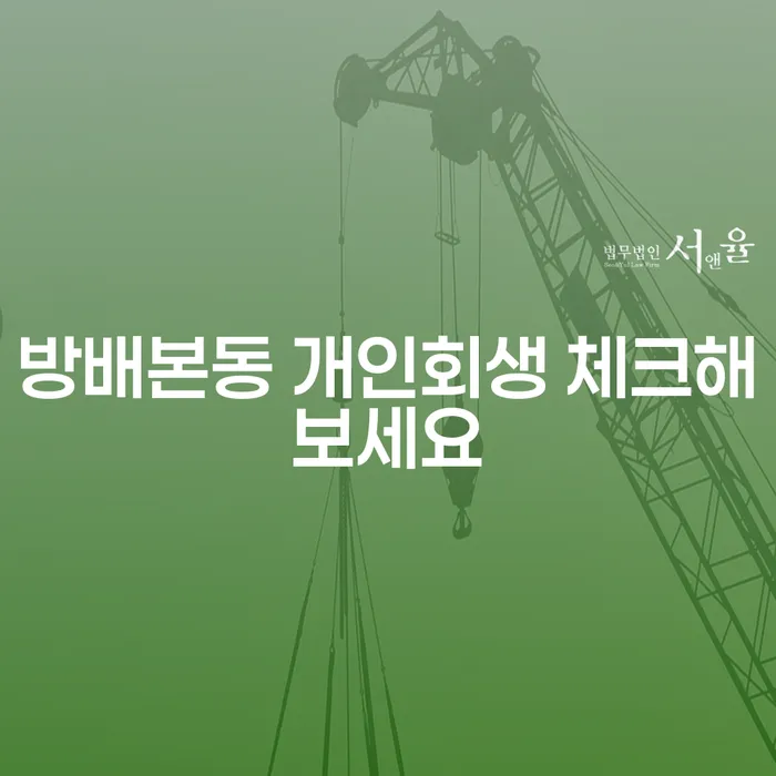 방배본동 개인회생 체크해보세요