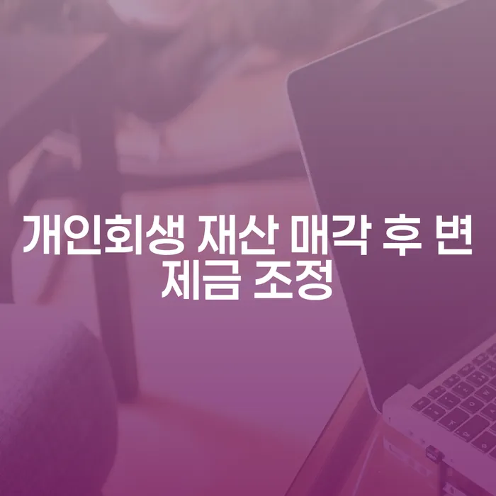 개인회생 재산 매각 후 변제금 조정: 어떻게 시작해야 할까?