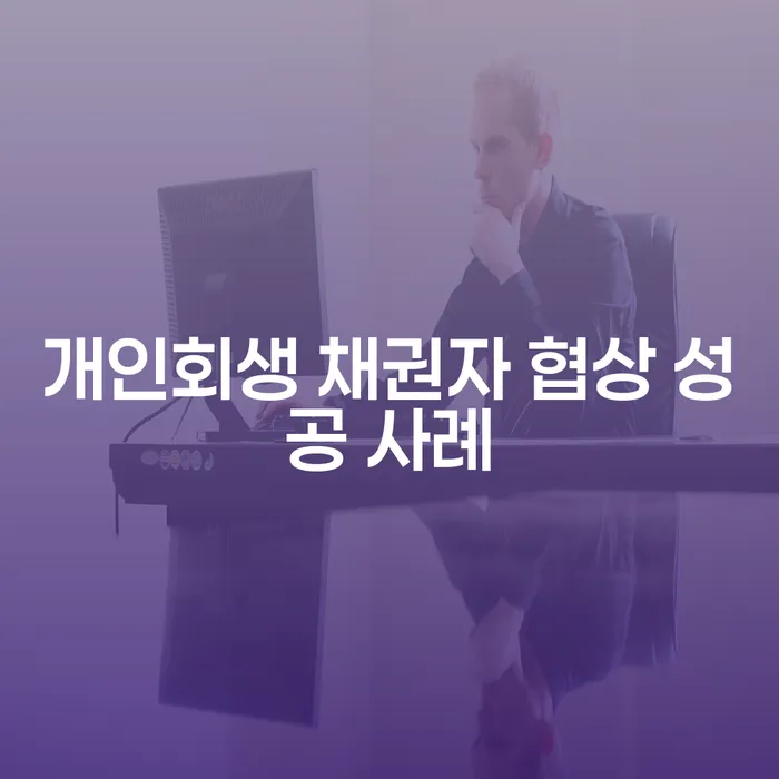 개인회생 채권자 협상 성공 사례를 통해 채무 문제 해결하기