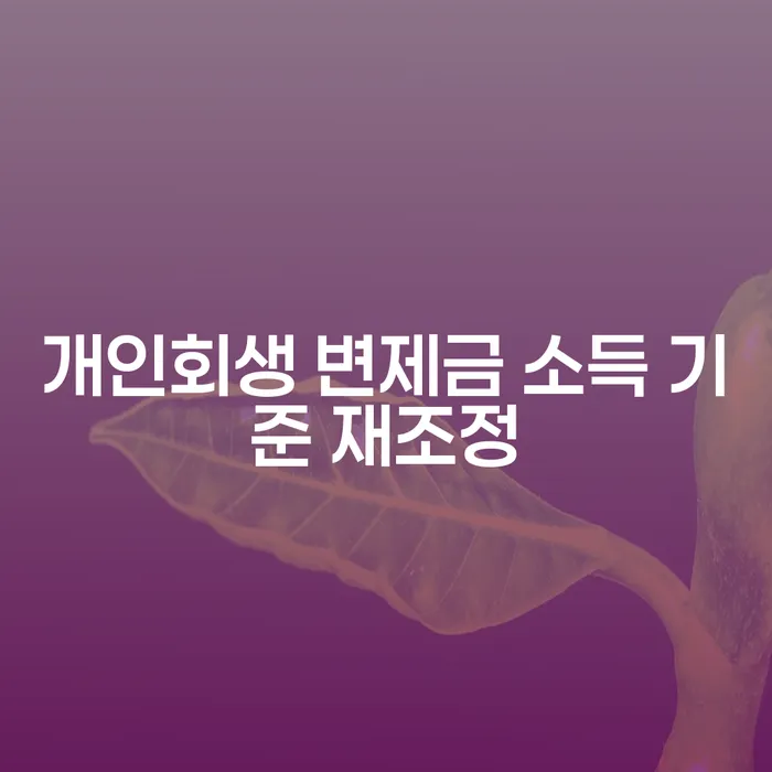 개인회생 중 변제금 재조정, 희망의 문을 다시 열어볼 수 있을까?