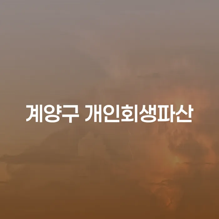 계양구 개인회생과 파산, 부채 확인으로 새로운 시작을?